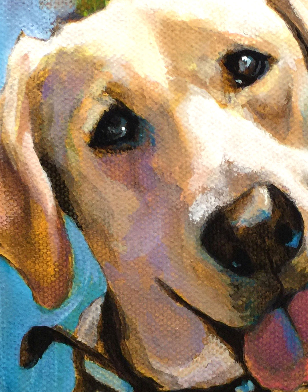 Painted Pet Portrait Gallery Pictures - mark paints pets